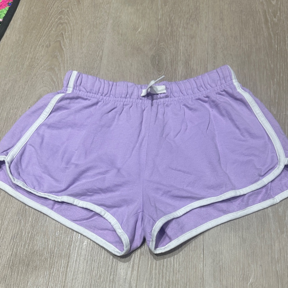 H&M Lavender Girls' Shorts with White Trim